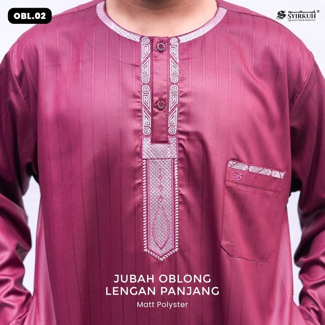 SYIRKUH JUBAH OBLONG PANJANG DEWASA OBL.02 - Gambar 5