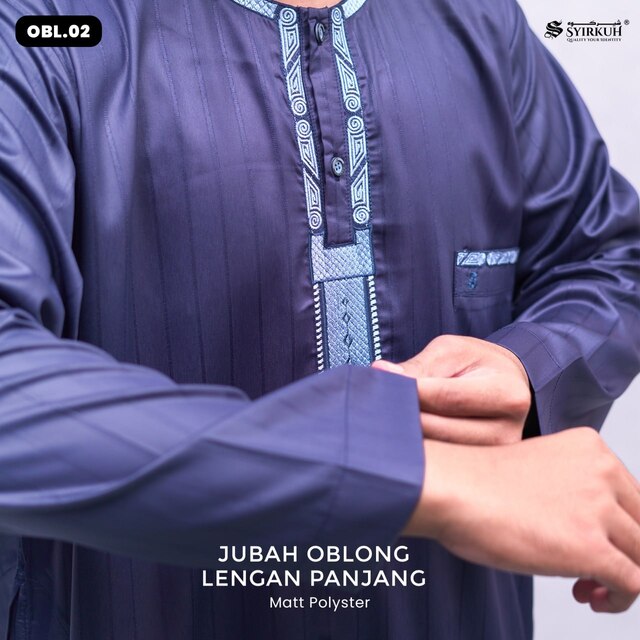 SYIRKUH JUBAH OBLONG PANJANG DEWASA OBL.02 - Gambar 3