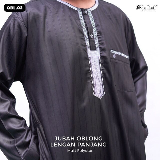 SYIRKUH JUBAH OBLONG PANJANG DEWASA OBL.02 - Gambar 4
