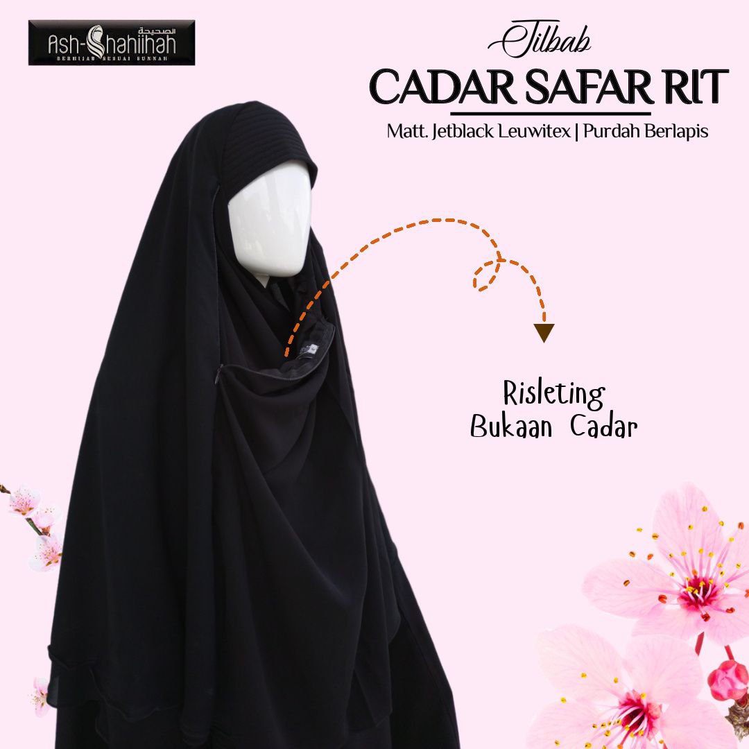 ASH SHAHIHAH JILBAB CADAR SAFAR RIT - Gambar 3
