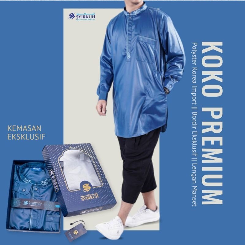 SYIRKUH KOKO BORDIR POLYSTER MANSET