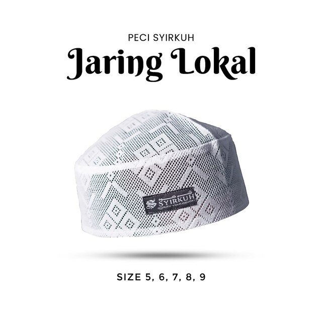 SYIRKUH PECI JARING LOKAL PUTIH-HITAM - Gambar 3