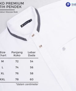 Alternative view of SYIRKUH KOKO PREMIUM PENDEK PUTIH DEWASA 01