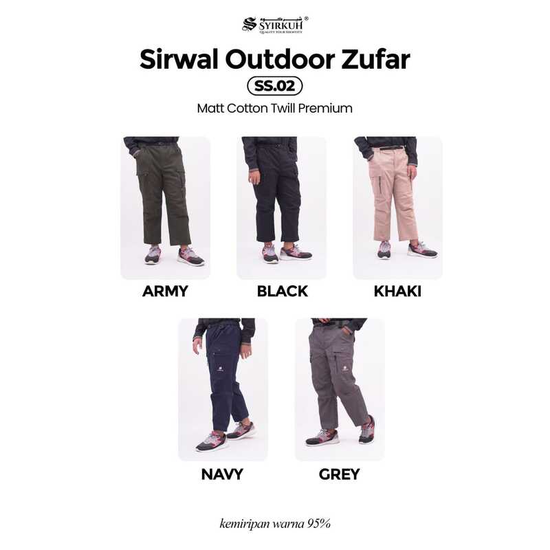 SYIRKUH SIRWAL OUTDOOR ZUFAR SS.02 - Gambar 7