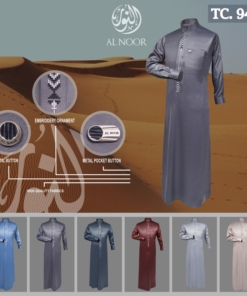 ALNOOR BORDIR POLYSTER TC941-SIZE DEWASA