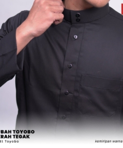 ASYRAF JUBAH SAUDI TOYOBO KERAH TEGAK POLOS DEWASA