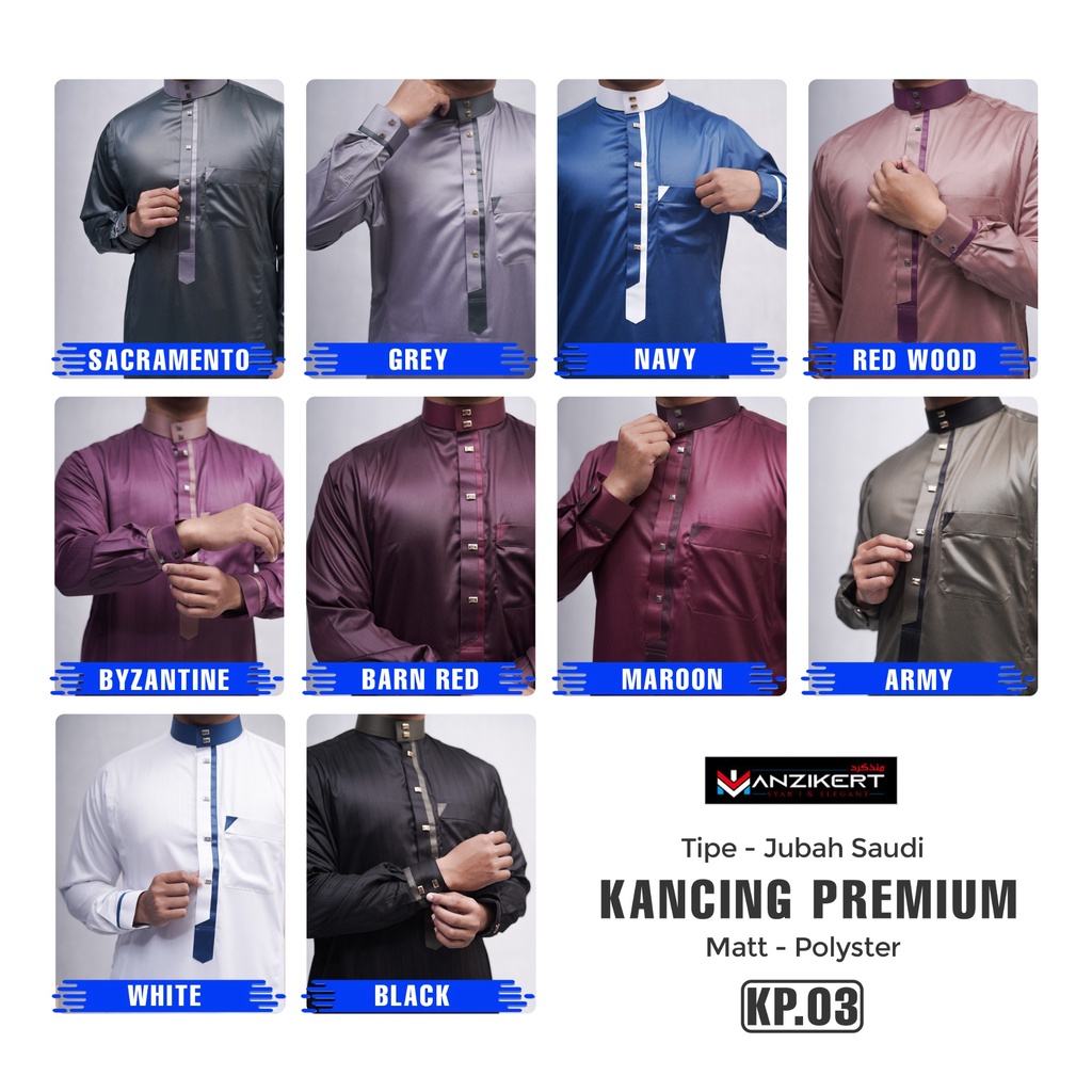 MANZIKERT JUBAH KP.03 ANAK DAN DEWASA - Gambar 2