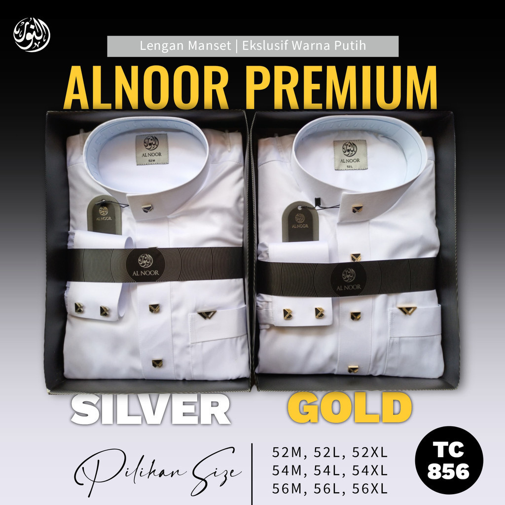 ALNOOR JUBAH POLOS PREMIUM MANSET DEWASA
