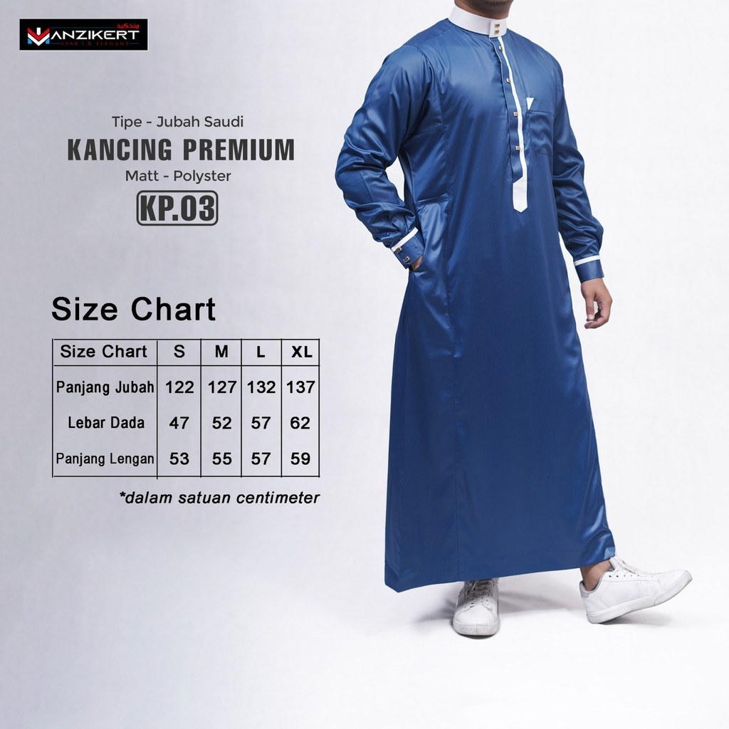 MANZIKERT JUBAH KP.03 ANAK DAN DEWASA - Gambar 6