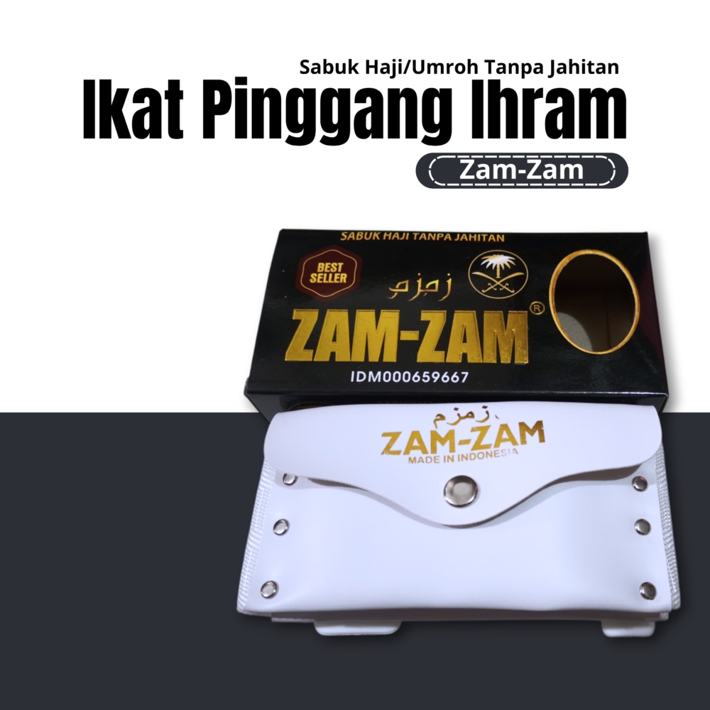 IKAT PINGGANG IHRAM HAJI DAN UMROH ZAM-ZAM