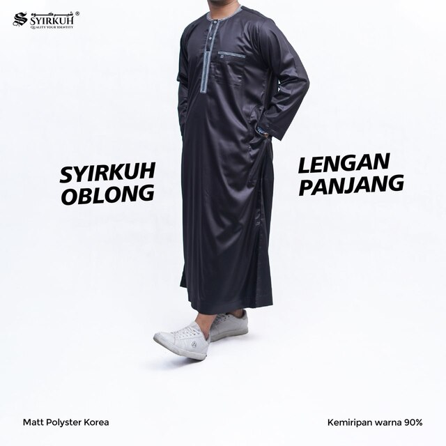 SYIRKUH JUBAH OBLONG PANJANG DEWASA