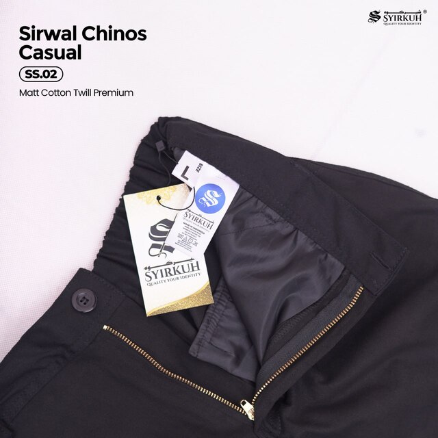 SYIRKUH CELANA SIRWAL CHINOS SS.02 - Gambar 5