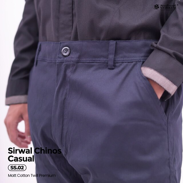 SYIRKUH CELANA SIRWAL CHINOS SS.02 - Gambar 3