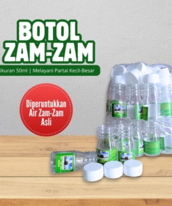 BOTOL AIR ZAM-ZAM 50ML ISI 25 & 30
