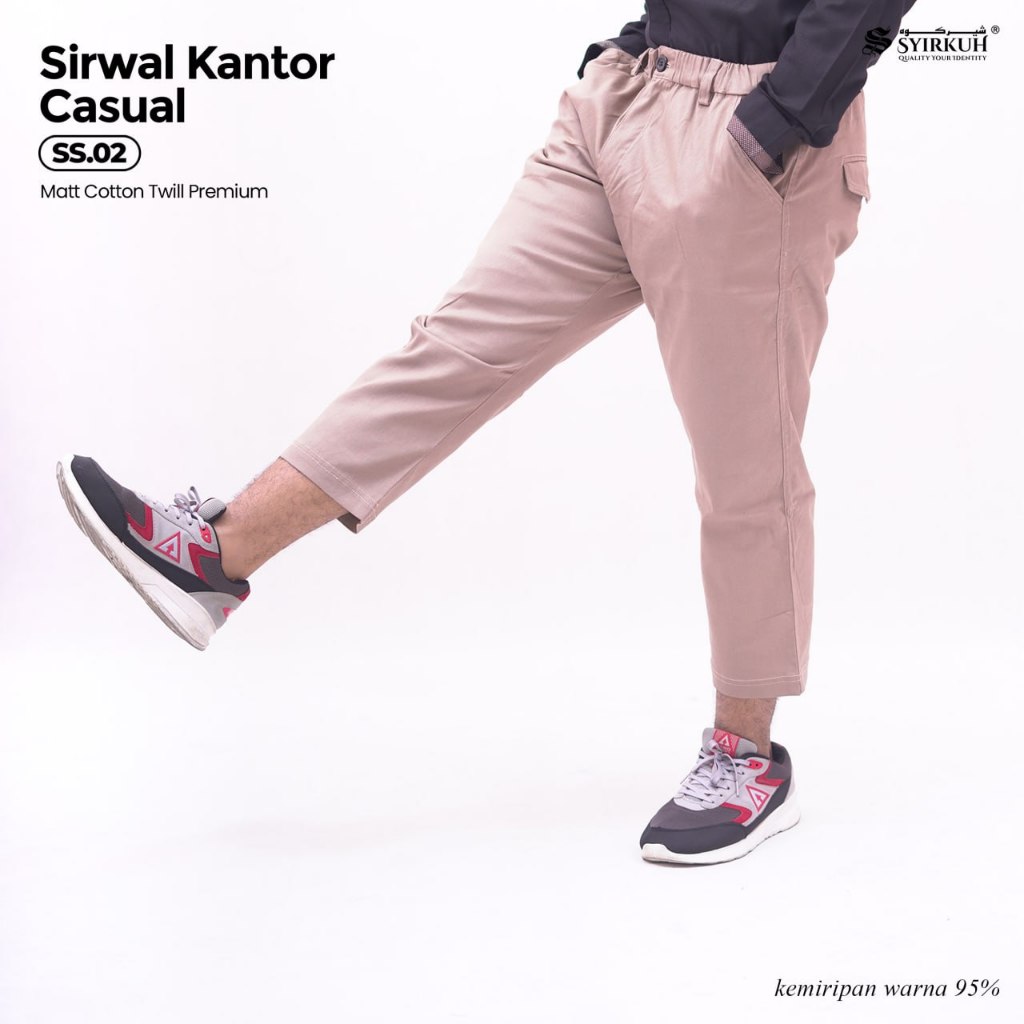 SYIRKUH CELANA SIRWAL KANTOR CASUAL SS.02 - Gambar 4