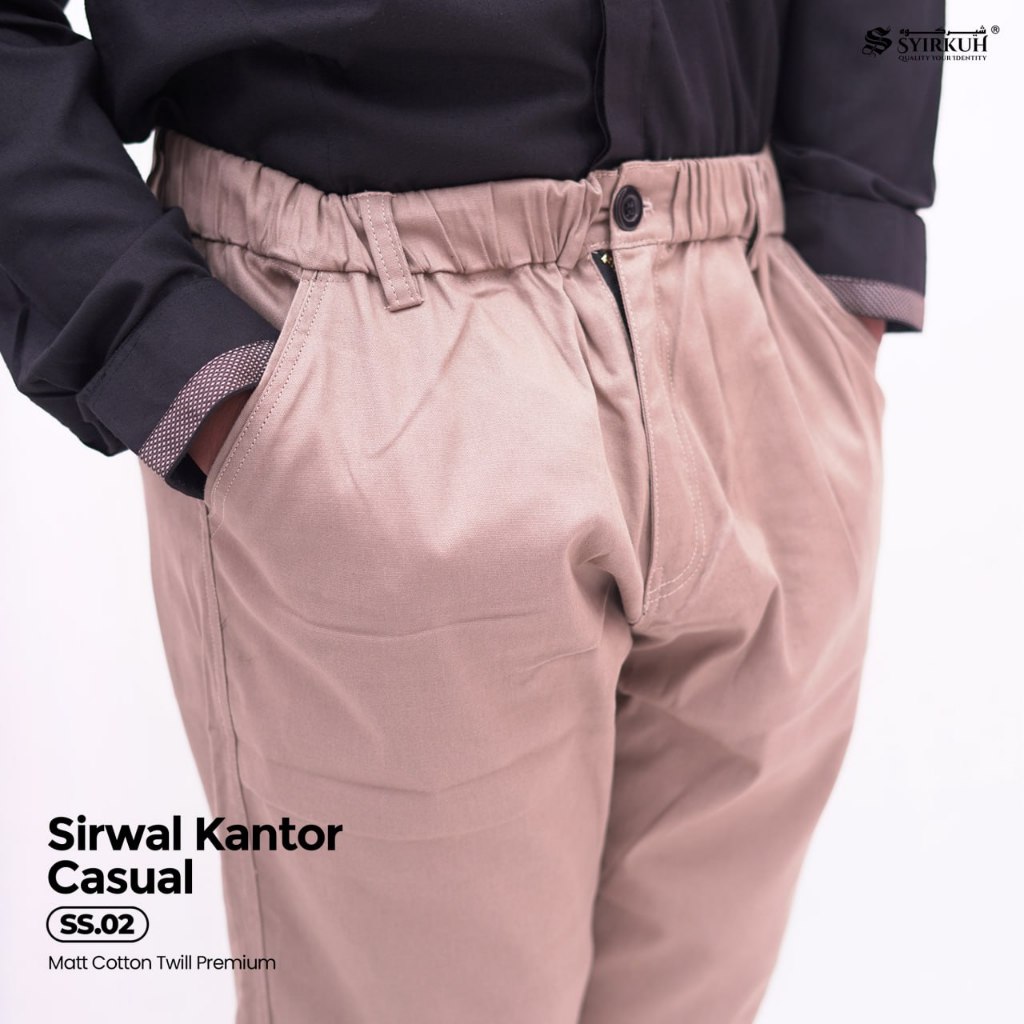 SYIRKUH CELANA SIRWAL KANTOR CASUAL SS.02 - Gambar 5