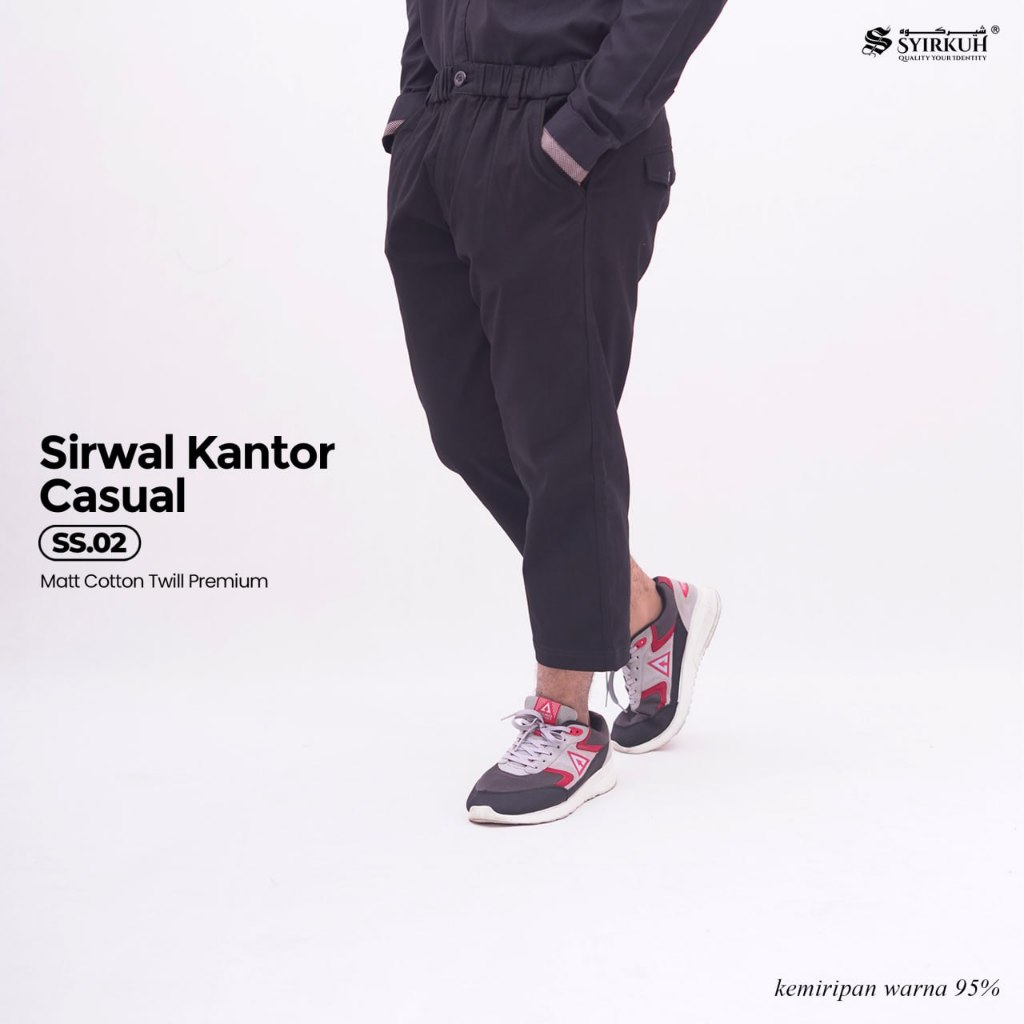 SYIRKUH CELANA SIRWAL KANTOR CASUAL SS.02